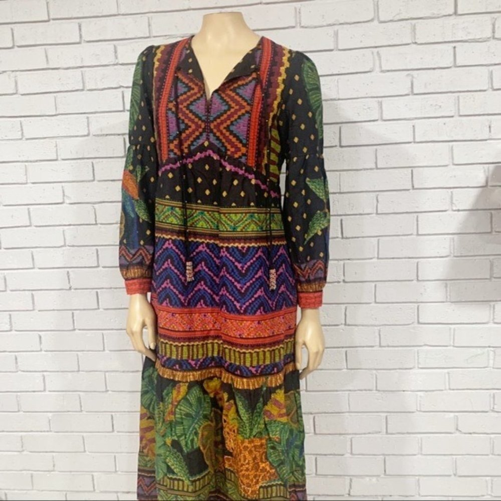 Farm Rio Women’s‎ Forest Tapestry Midi Dress - Picture 8 of 12